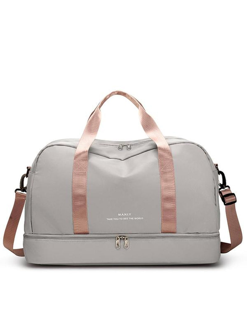 Travel Duffel Bag & Sports Tote Gym Bag, Large Capacity Shoulder Weekender Overnight Bag, Travel & Work Bag for Women & Men