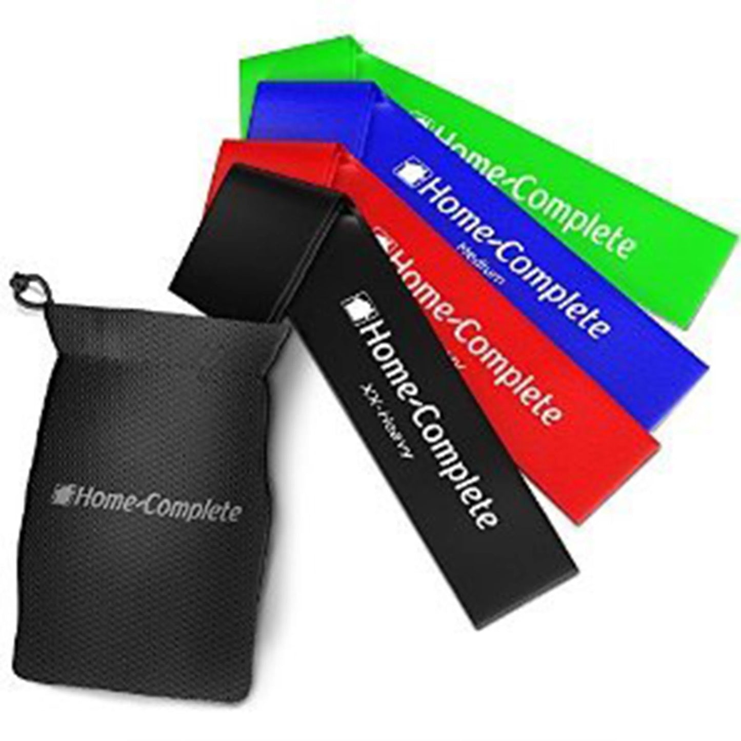 Resistance Bands Exercise Loops- Set of 4 Resistant Workout Bands for Fitness Muscle Toning