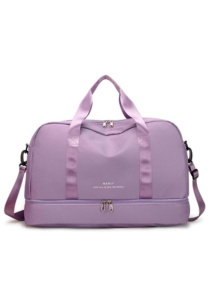 Travel Duffel Bag & Sports Tote Gym Bag, Large Capacity Shoulder Weekender Overnight Bag, Travel & Work Bag for Women & Men