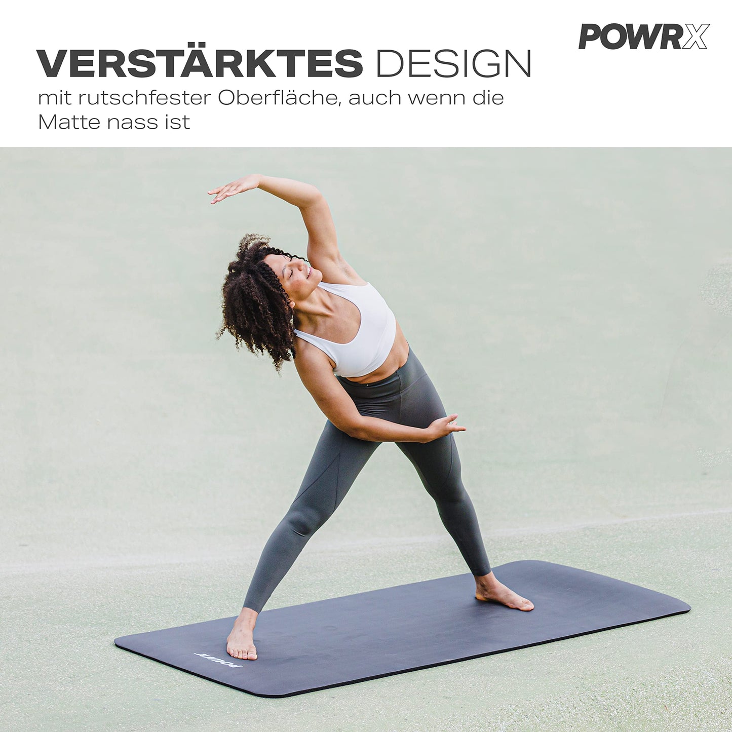 Extra-Thick Non-Slip Exercise Yoga Mat (0.6") with Carrying Strap & Bag