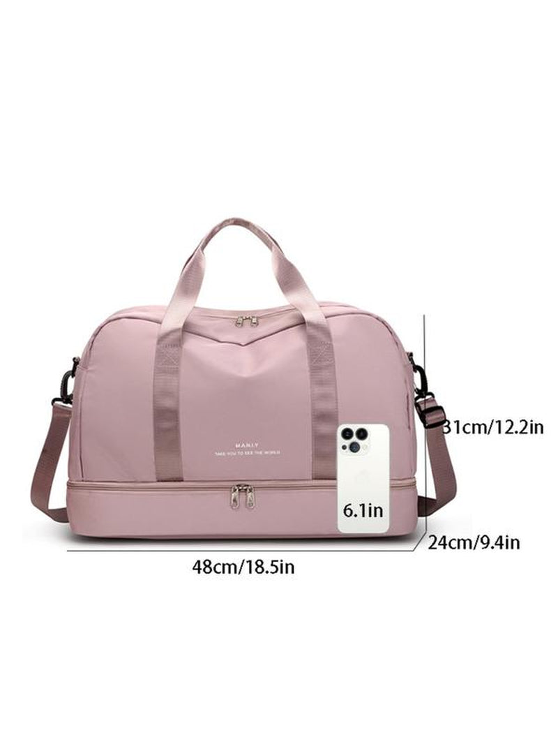 Travel Duffel Bag & Sports Tote Gym Bag, Large Capacity Shoulder Weekender Overnight Bag, Travel & Work Bag for Women & Men