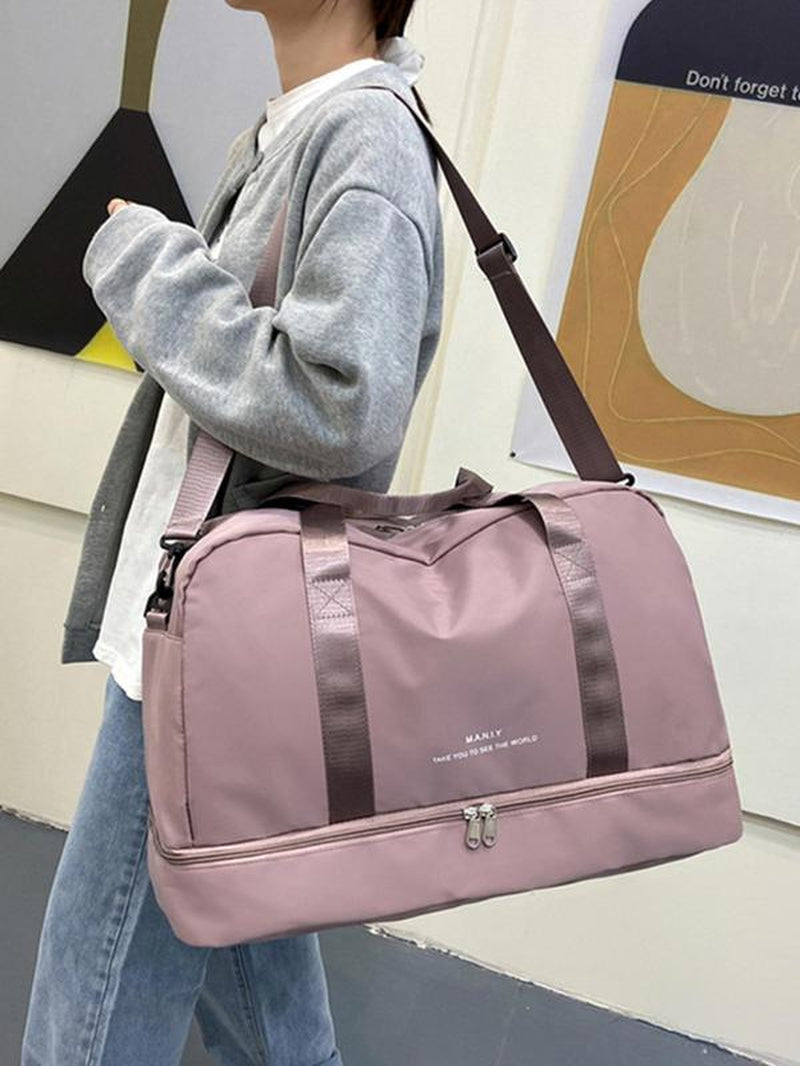 Travel Duffel Bag & Sports Tote Gym Bag, Large Capacity Shoulder Weekender Overnight Bag, Travel & Work Bag for Women & Men