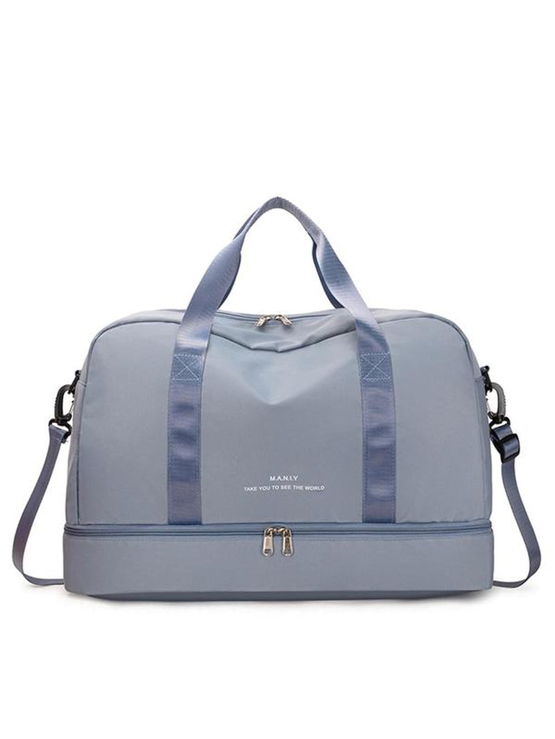 Travel Duffel Bag & Sports Tote Gym Bag, Large Capacity Shoulder Weekender Overnight Bag, Travel & Work Bag for Women & Men