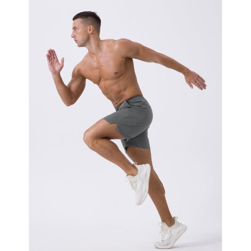 MAGCOMSEN 3-Pack Men’s 5" Running Shorts – Quick-Dry, Lightweight Workout Shorts with Pockets for Gym & Training