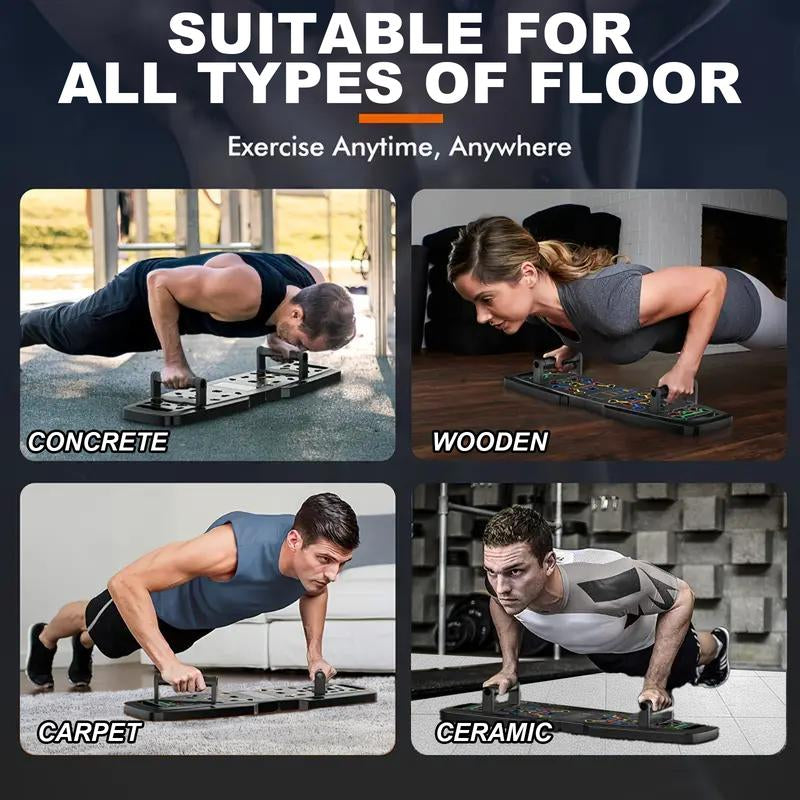 Multifunctional Push-Up Trainer Board – Boost Chest Muscle Strength & Workout Efficiency, Ergonomic Design for Home & Gym Use