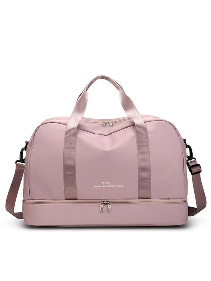 Travel Duffel Bag & Sports Tote Gym Bag, Large Capacity Shoulder Weekender Overnight Bag, Travel & Work Bag for Women & Men