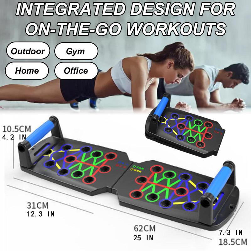 Multifunctional Push-Up Trainer Board – Boost Chest Muscle Strength & Workout Efficiency, Ergonomic Design for Home & Gym Use