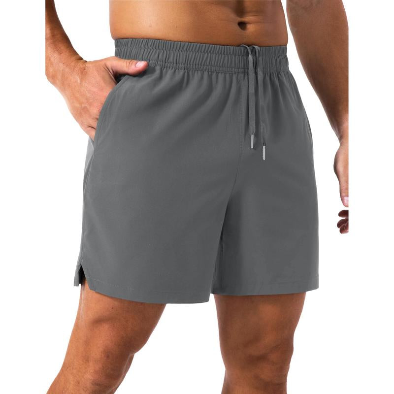 MAGCOMSEN 3-Pack Men’s 5" Running Shorts – Quick-Dry, Lightweight Workout Shorts with Pockets for Gym & Training