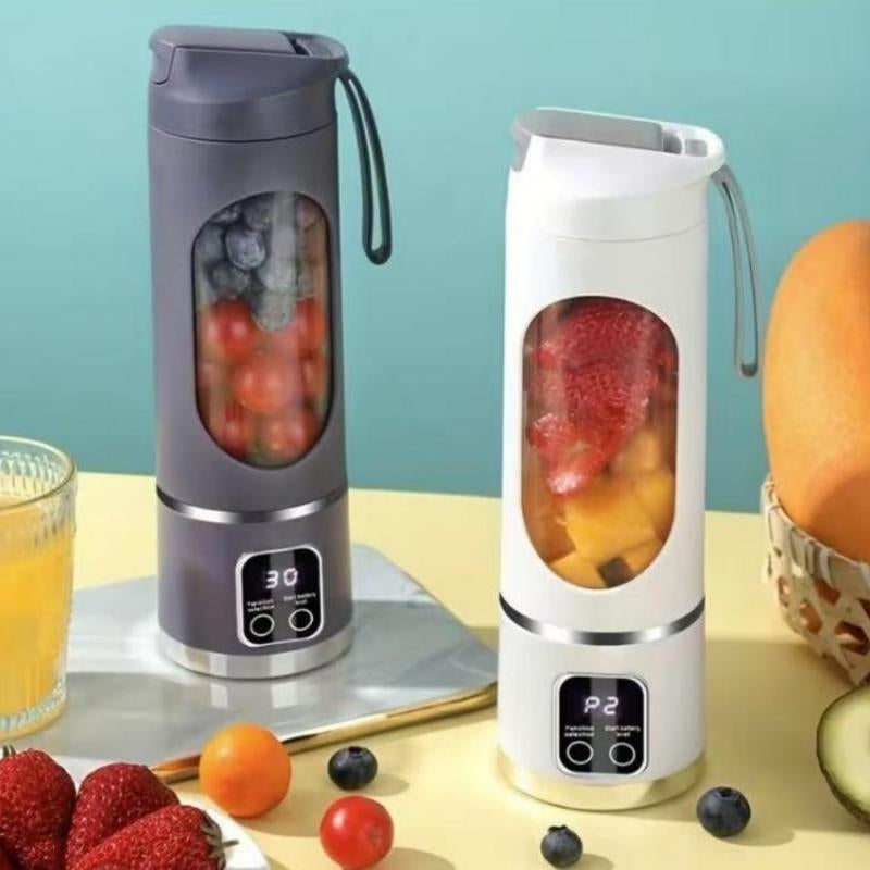 TikTok Portable Blender – USB Rechargeable Smoothie & Juice Maker, 450ml Mini Blender with 6 Blades, Compact & Diet-Friendly for Travel, Office, or Home Use