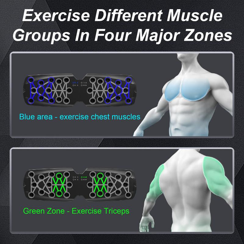 Multifunctional Push-Up Trainer Board – Boost Chest Muscle Strength & Workout Efficiency, Ergonomic Design for Home & Gym Use