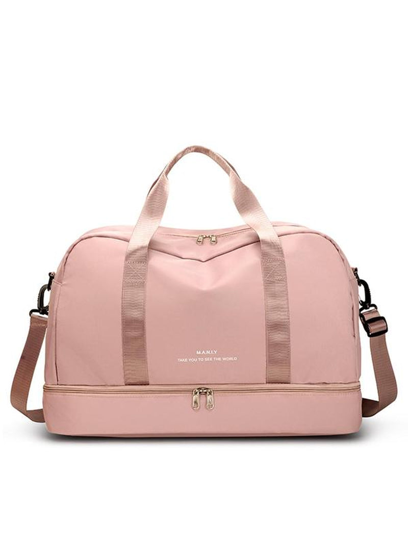 Travel Duffel Bag & Sports Tote Gym Bag, Large Capacity Shoulder Weekender Overnight Bag, Travel & Work Bag for Women & Men