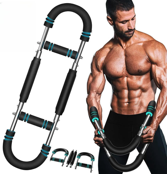 Twister Arm Trainer for Men – Adjustable Chest & Arm Workout Equipment, Strength Training for Upper Body, Home Gym Muscle Builder with Multi-Resistance Levels