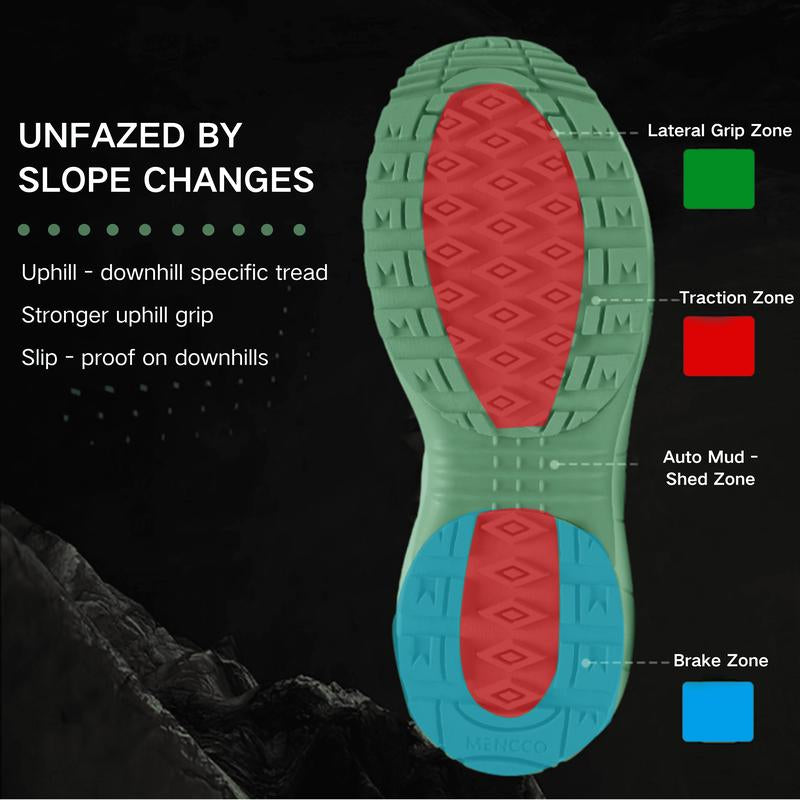 MENCCO Men's Lacing-Free Waterproof Running, Walking & Tennis Shoes, Comfortable Athletic Gym Sneakers with Cushioning for Jogging & Workouts