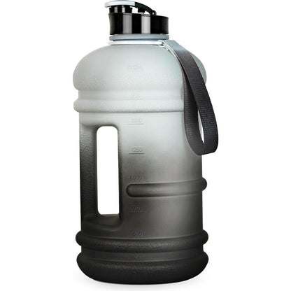 Half Gallon Water Bottle with Time Marker – BPA-Free Large Sports Jug for Gym & Fitness, Leak-Proof Reusable Drink Bottle with Handle, Big Water Container for Daily Hydration