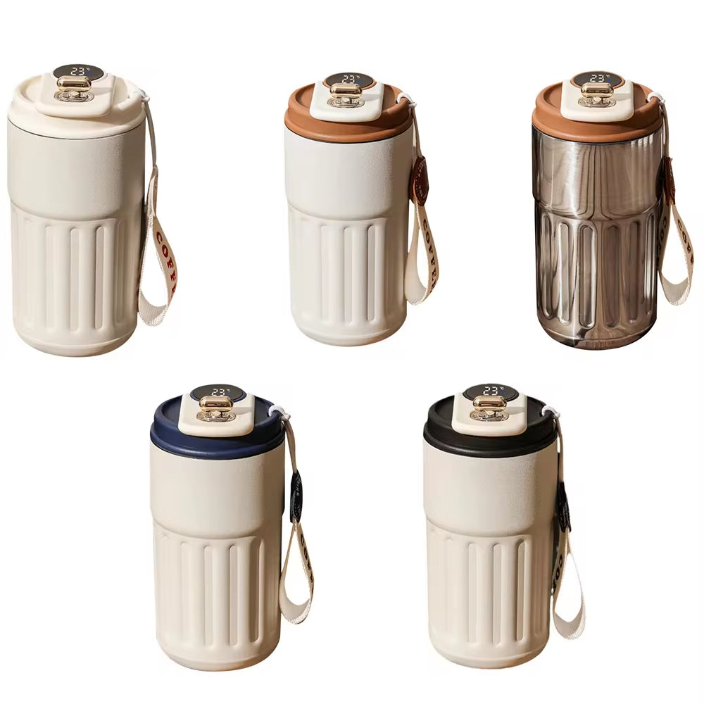 Smart Thermos Bottle with LED Temperature Display – 316 Stainless Steel Tumbler Mug, Portable Vacuum Flask, Insulated Coffee Cup