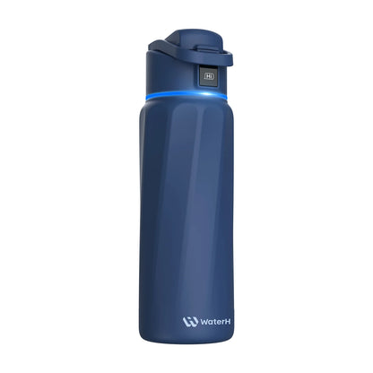 WaterH Boost Smart Water Bottle – 32oz Hydration Tracker with App, LED Reminders & 24-Hour Temperature Control
