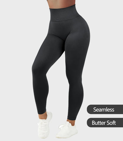 Hidden Scrunch Butt Lifting Leggings for Women Tummy Control High Waisted Workout Gym Seamless Impact Yoga Pants