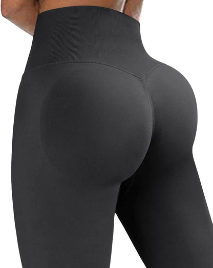 Hidden Scrunch Butt Lifting Leggings for Women Tummy Control High Waisted Workout Gym Seamless Impact Yoga Pants