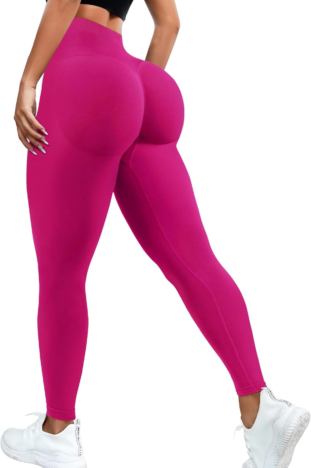 Hidden Scrunch Butt Lifting Leggings for Women Tummy Control High Waisted Workout Gym Seamless Impact Yoga Pants