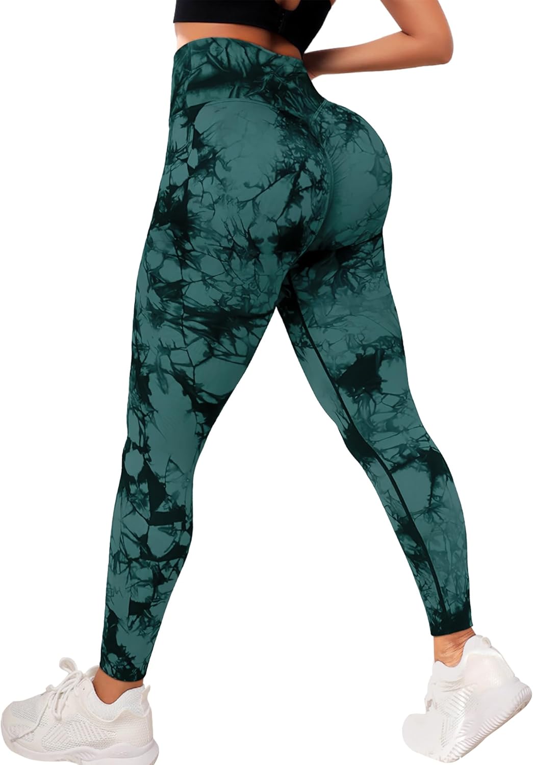 Hidden Scrunch Butt Lifting Leggings for Women Tummy Control High Waisted Workout Gym Seamless Impact Yoga Pants