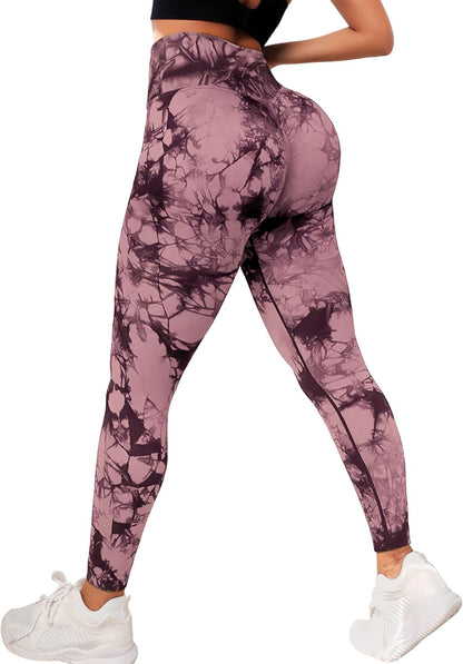 Hidden Scrunch Butt Lifting Leggings for Women Tummy Control High Waisted Workout Gym Seamless Impact Yoga Pants