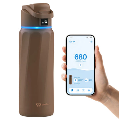 WaterH Boost Smart Water Bottle – 32oz Hydration Tracker with App, LED Reminders & 24-Hour Temperature Control