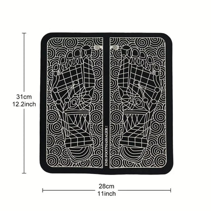 Electric Foot Massager Pad – Muscle Relaxation & Fitness Trainer for Home, Outdoor, and Family Use