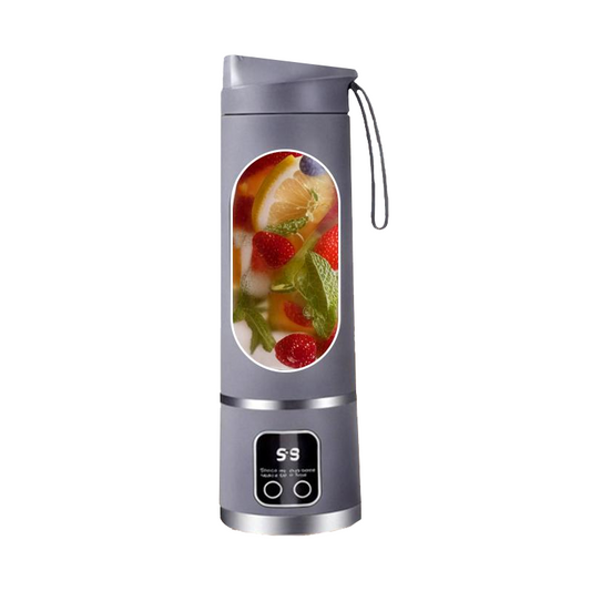 TikTok Portable Blender – USB Rechargeable Smoothie & Juice Maker, 450ml Mini Blender with 6 Blades, Compact & Diet-Friendly for Travel, Office, or Home Use