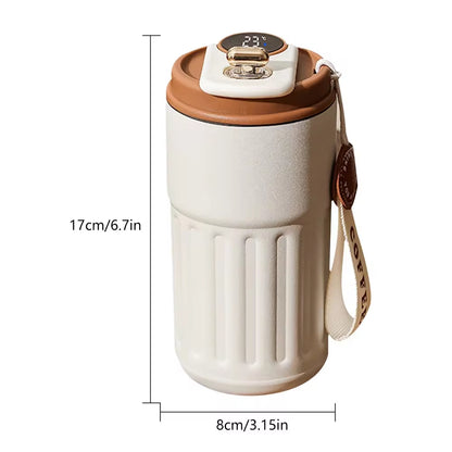 Smart Thermos Bottle with LED Temperature Display – 316 Stainless Steel Tumbler Mug, Portable Vacuum Flask, Insulated Coffee Cup