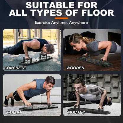 Multifunctional Push-Up Trainer Board – Boost Chest Muscle Strength & Workout Efficiency, Ergonomic Design for Home & Gym Use
