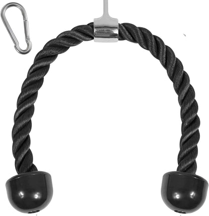Tricep Press Down & LAT Pulldown Cable Machine Attachment Set – Cable Accessories for Home Gym Workouts